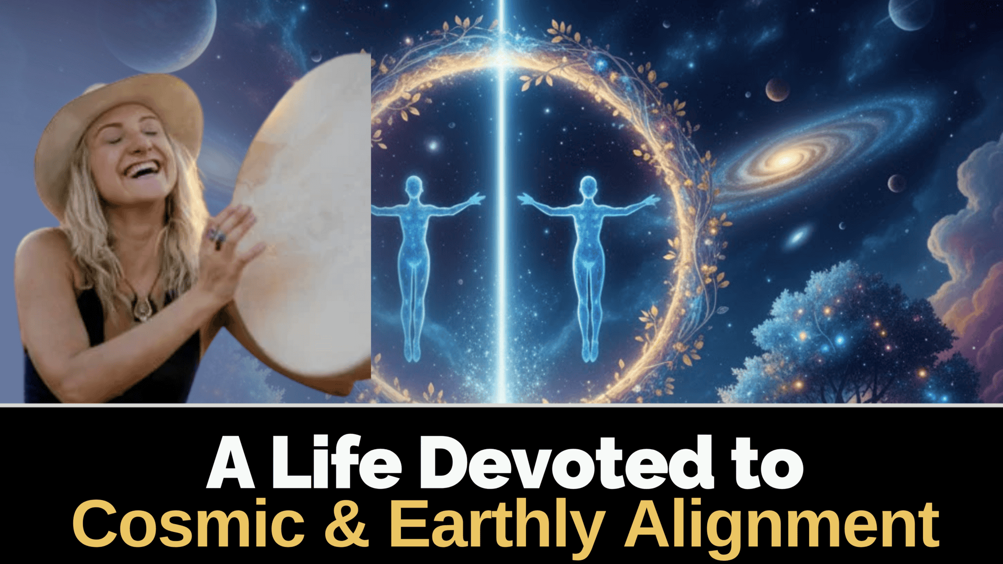 Enhances spiritual awareness through cosmic energy and earthly balance at the New Living Expo.